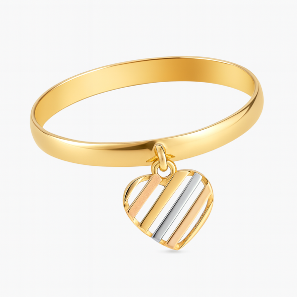 Anel Coração Tricolor