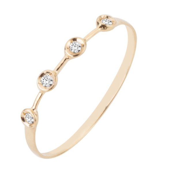 Anel Círculos com Pedras