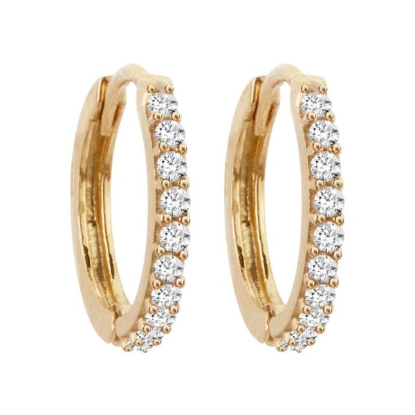 Argola Redonda com Pedras