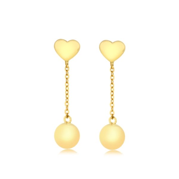 Brinco Coração Cartier Bola