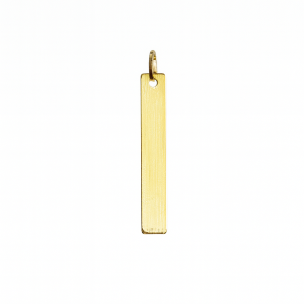 Pingente Placa Retangular