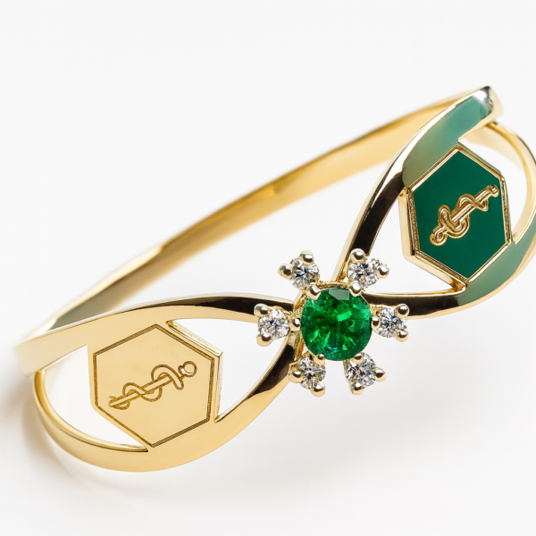 Anel Chuveiro Formatura com Placa