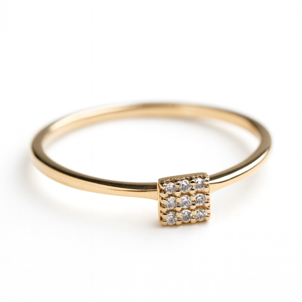 Anel Chuveiro Quadrado