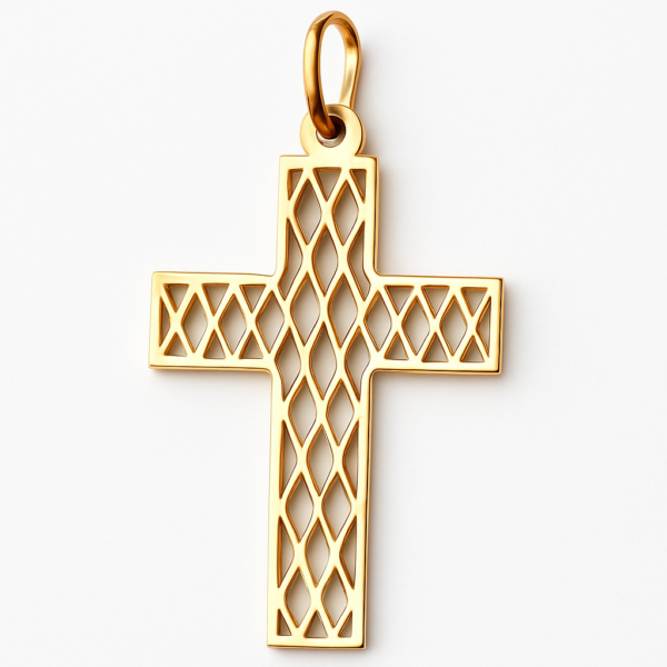 Pingente Cruz Diamantada