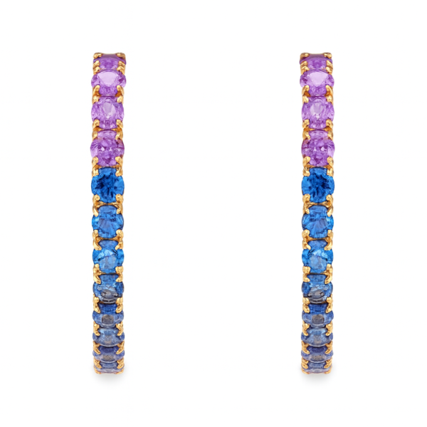 Brinco Curvo com Pedras