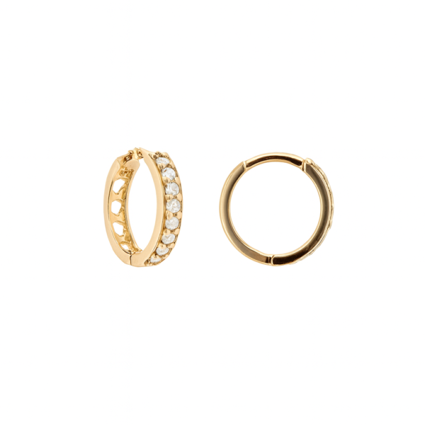 Argola Redonda com Pedras