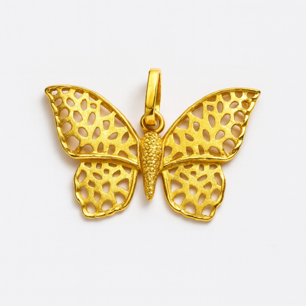 Pingente Borboleta Diamantada