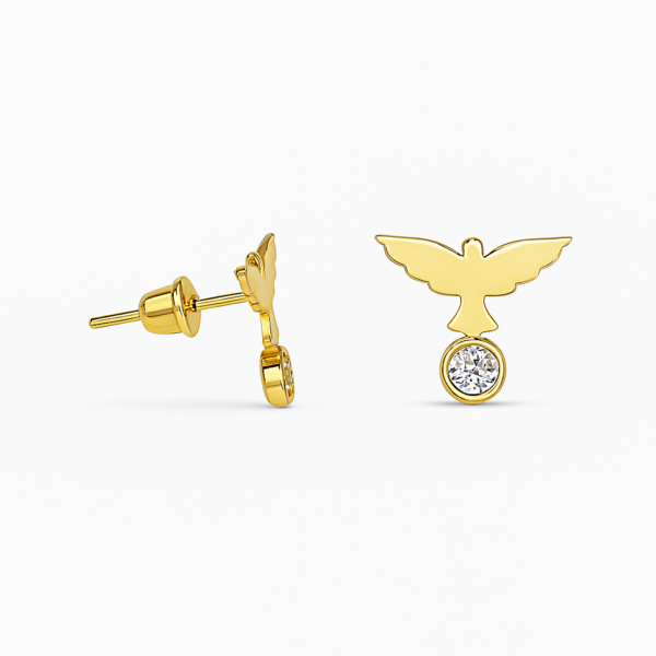 Brinco Espírito Santo com Pedra