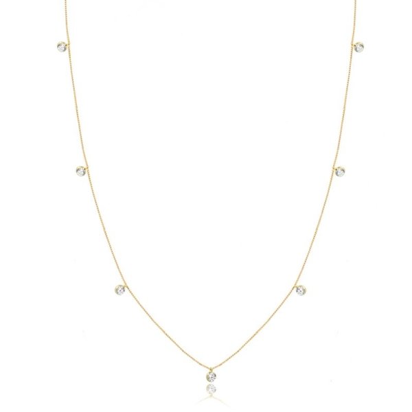 Gargantilha Veneziana Pedras Redondas