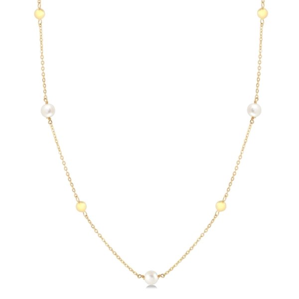 Gargantilha Pérola e Bola