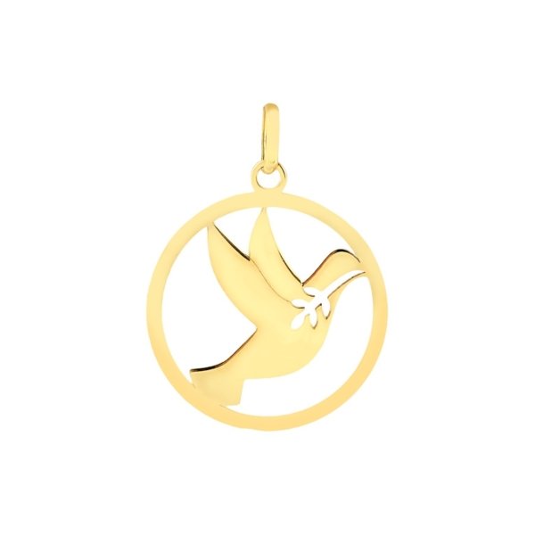 Pingente Espírito Santo com Ramo