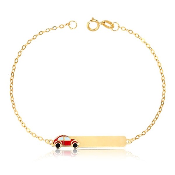 Pulseira Portuguesa Chapa com Carro