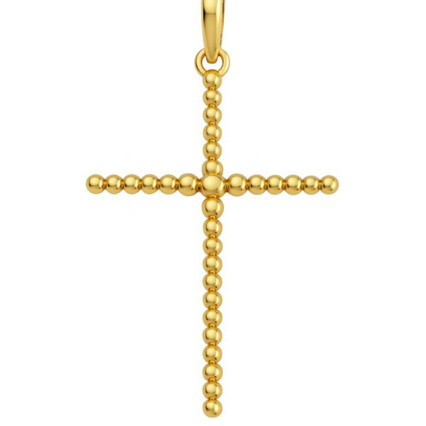 Pingente Cruz Bolinhas