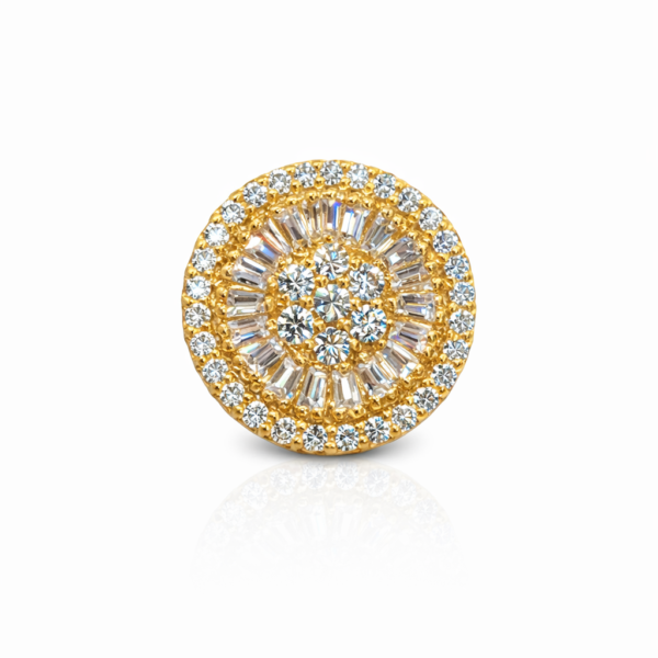 Pingente Pizza com Pedras