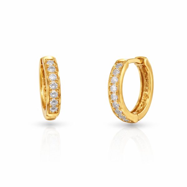 Argola Redonda com Pedras