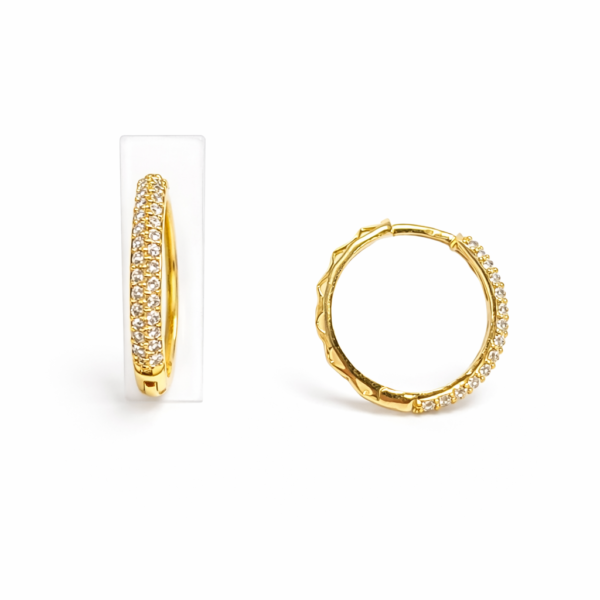 Argola Redonda com Pedras