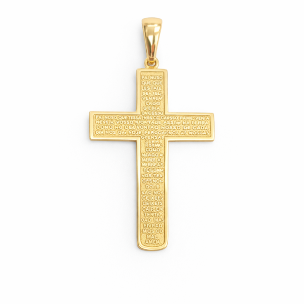 Pingente Cruz Pai Nosso