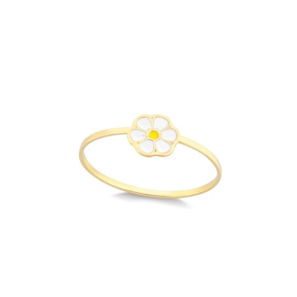 Anel Margarida Esmaltada