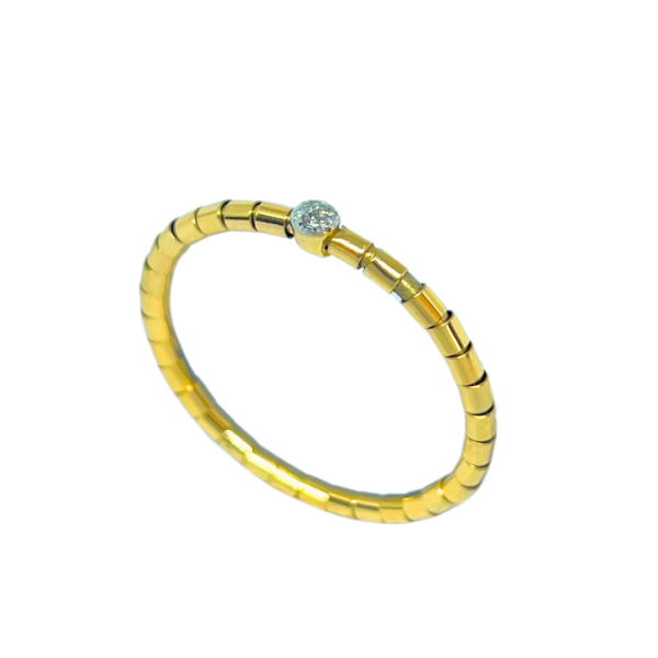 Anel Canutilhos com Brilhantes