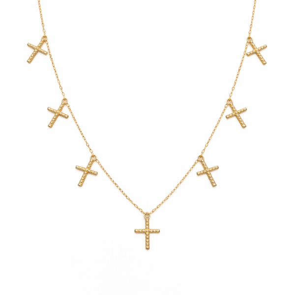 Corrente Cruzes Bolinhas