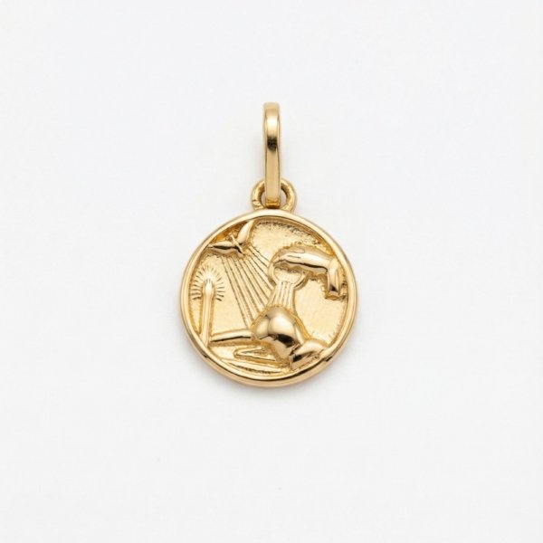 Pingente Batismo Redondo