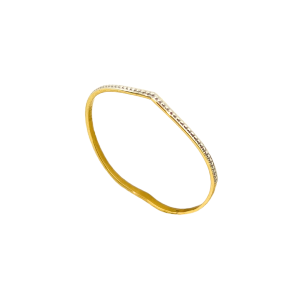 Anel Polegar em Curva com Ródio