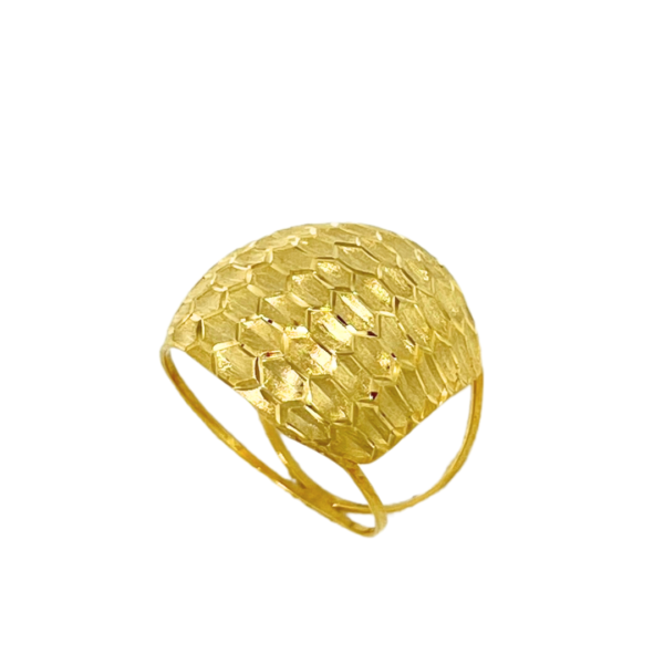 Anel Estampa Amarelo