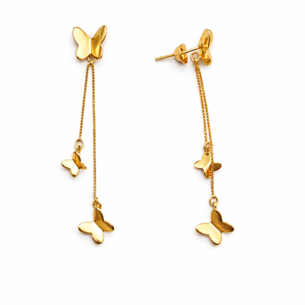 Brinco Trio de Borboletas e Venezianas