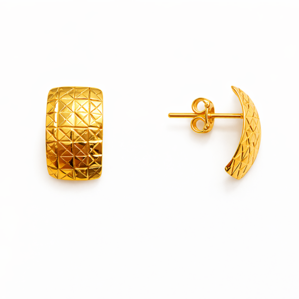 Brinco Estampa Amarelo