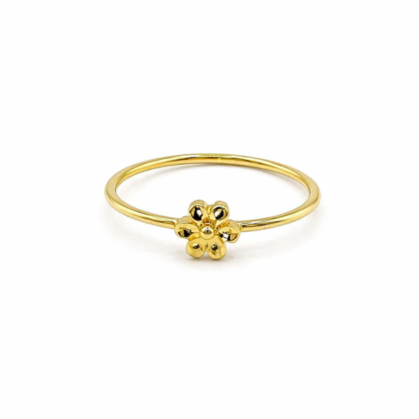 Anel Flor Diamantada